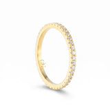 Lab Grown Diamond Delicate Eternity Wedding Band