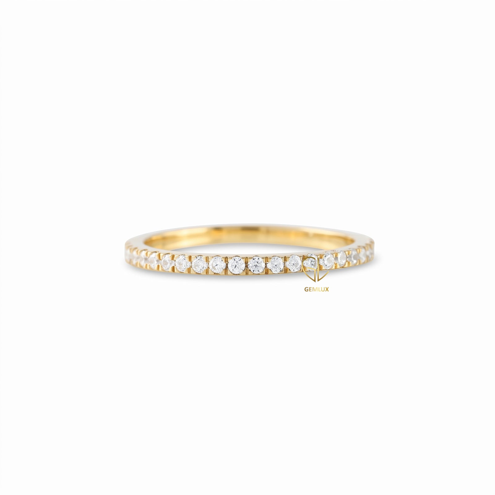 Lab Grown Diamond Delicate Eternity Wedding Band