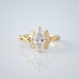 Elegant Ginkgo Leaf Inspired Design | By Gemlux Jewels