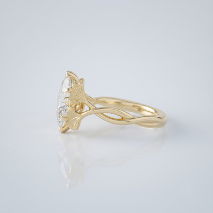 Elegant Ginkgo Leaf Inspired Design | By Gemlux Jewels