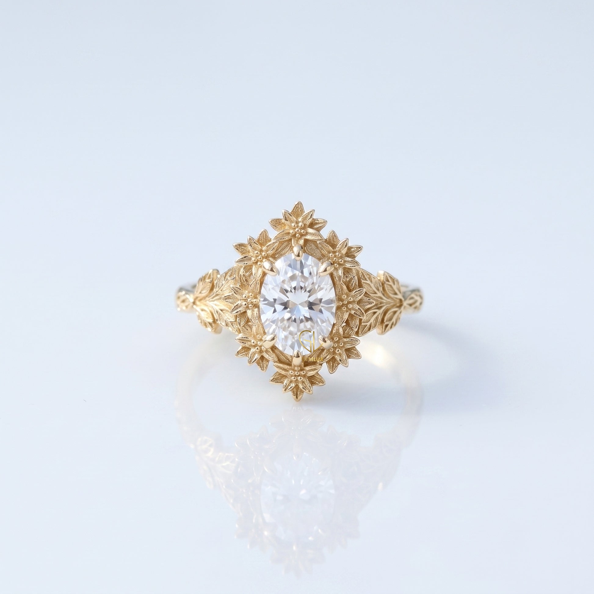 Nature Inspired Vintage Statement Ring | By Gemlux Jewels