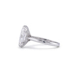 Marquise Engagement Ring Lab Grown Diamond Solitaire Ring