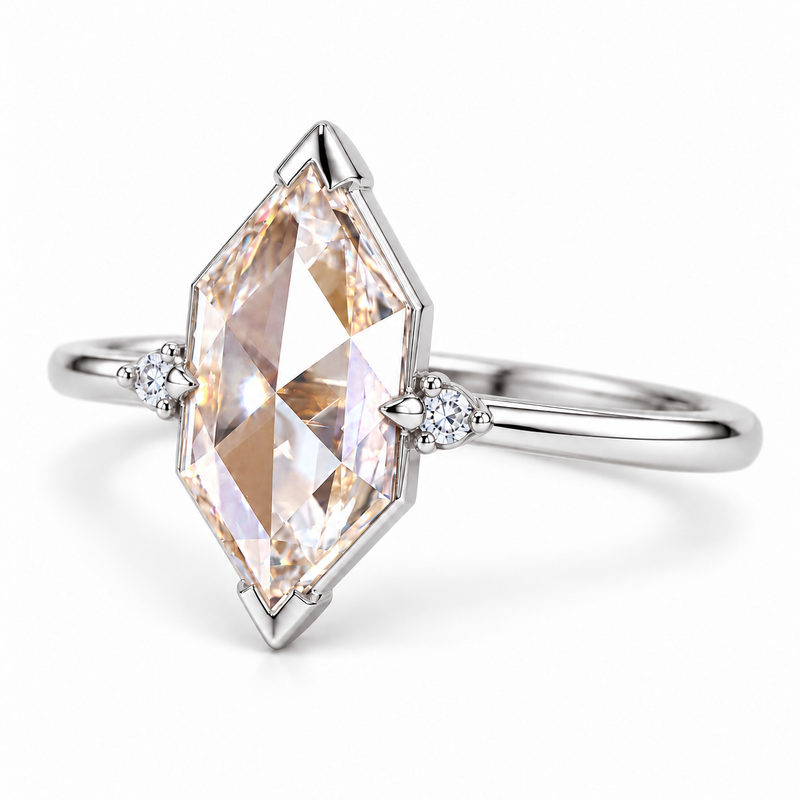 Dutch Marquise Rose Cut Diamond Ring