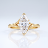 Split-Shank Solitaire Engagement Ring | By Gemlux Jewels