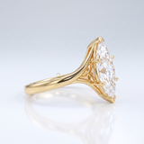 Split-Shank Solitaire Engagement Ring | By Gemlux Jewels