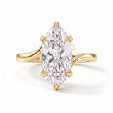 Marquise Diamond Ring | By Gemlux Jewels