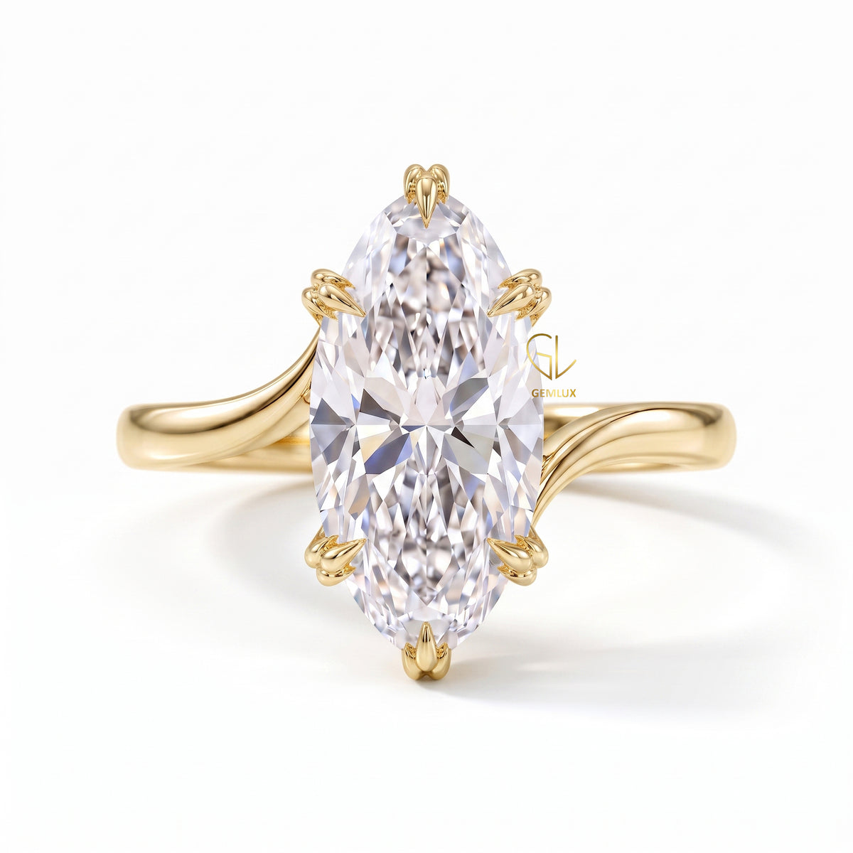 Marquise Diamond Ring | By Gemlux Jewels