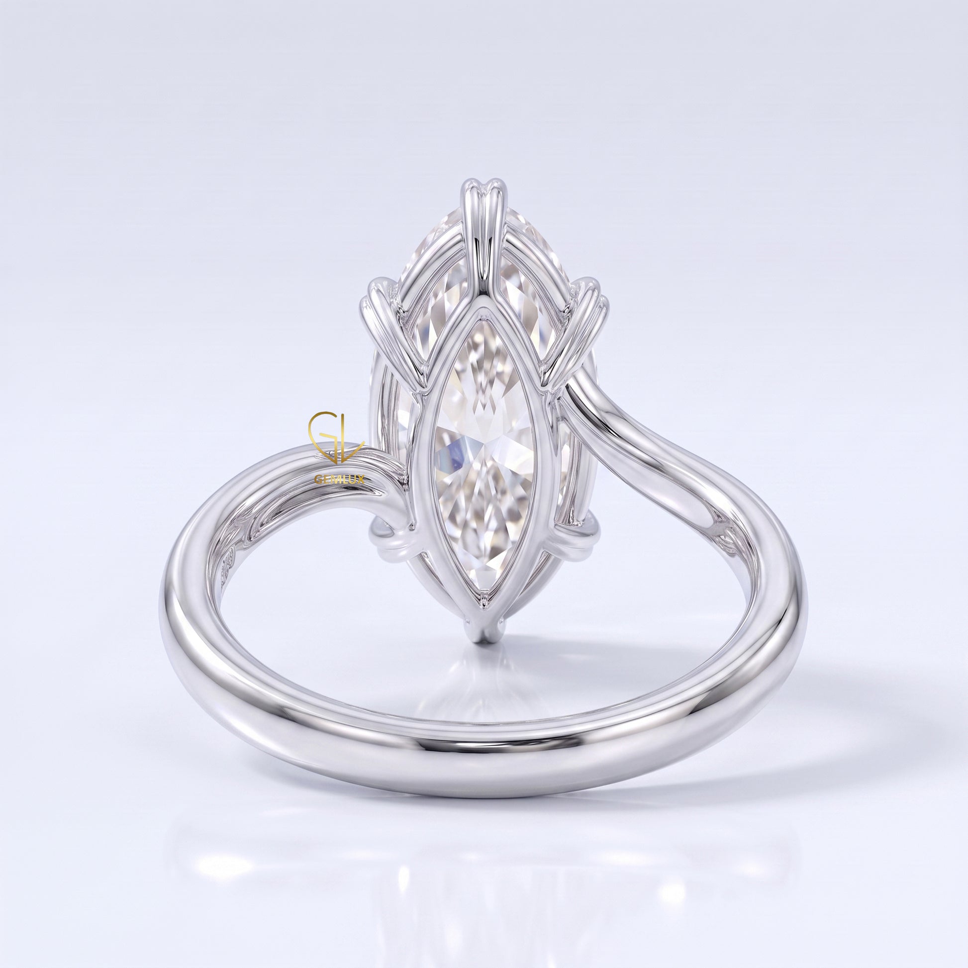 Marquise Diamond Ring | By Gemlux Jewels