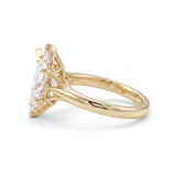 Six Prong Cathedral Ring | By Gemlux Jewels