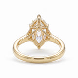 Six Prong Cathedral Ring | By Gemlux Jewels