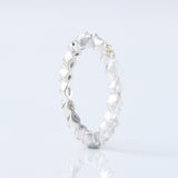 Marquise/Round Cut Moissanite Diamond Minimalist Eternity Wedding Band