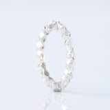 Marquise & Round Cut Lab Grown Diamond Eternity Wedding Band