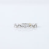 Marquise & Round Cut Lab Grown Half Eternity Band