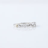 Marquise & Round Cut Lab Grown Half Eternity Band