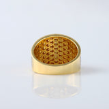 Masonic Blue Lodge Two Tone Vintage Style Diamond Ring