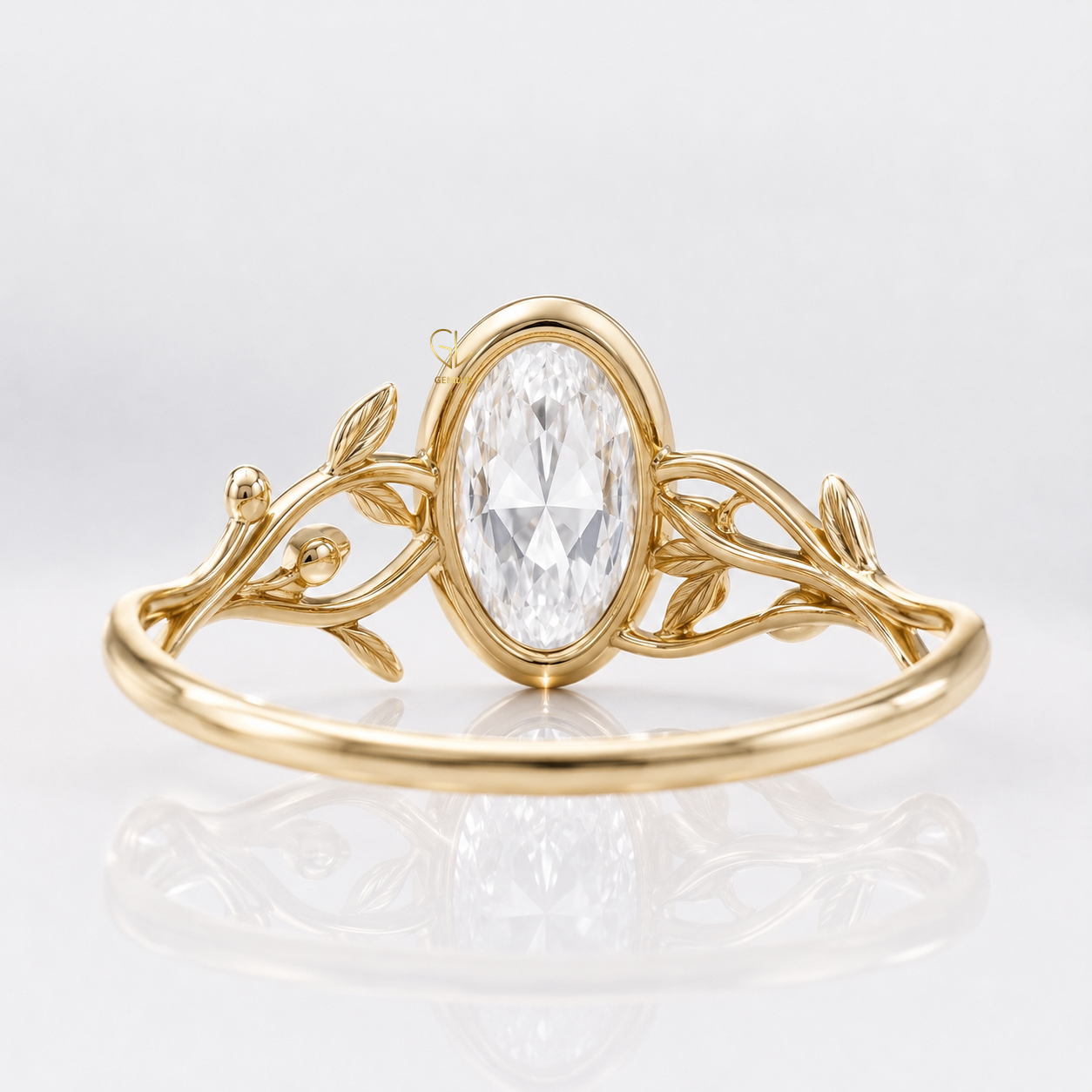 Premium Moval Cut Lab-Grown Diamond | By Gemlux Jewels