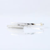 Open Cuff Lab Grown Diamond Bypass Bangle Bracelet For Women