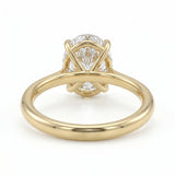 Oval Cut Lab Grown Diamond Solitaire Engagement Ring