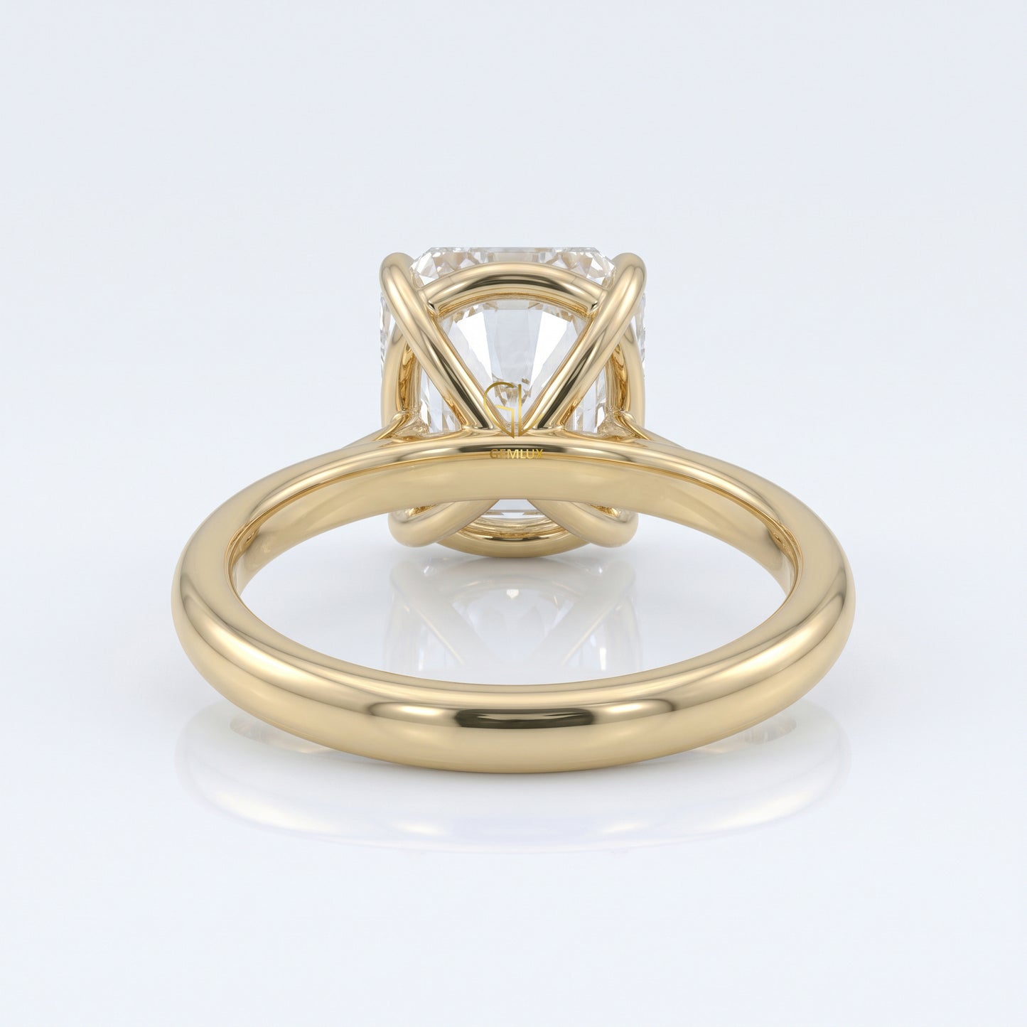 Classic Four Prong Minimalist Ring | By Gemlux Jewels