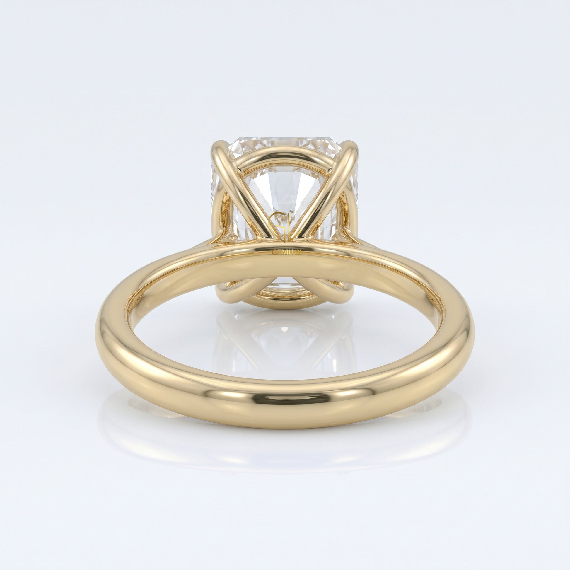Classic Four Prong Minimalist Ring | By Gemlux Jewels