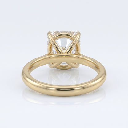 Classic Four Prong Minimalist Ring | By Gemlux Jewels