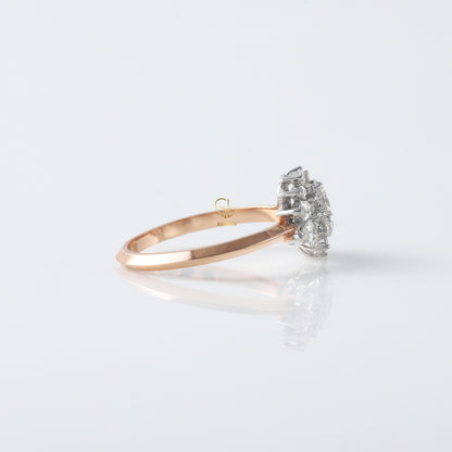 Oval Cut Moissanite Diamond Vintage Engagement Ring