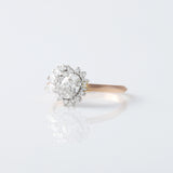 Oval Cut Moissanite Diamond Vintage Engagement Ring