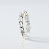 Oval Cut Lab Grown Eternity Wedding Band Oval Rings​ eternity ring eternity band ring​ wedding bands​ wedding bands for women diamond wedding bands