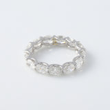 Oval Cut Lab Grown Eternity Wedding Band Oval Rings​ eternity ring eternity band ring​ wedding bands​ wedding bands for women diamond wedding bands