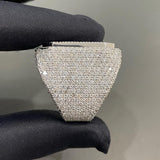 Personalised Logo Letter Iced Out Champion Ring