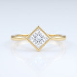 Princess Cut Diamond Ring | By Gemlux Jewels