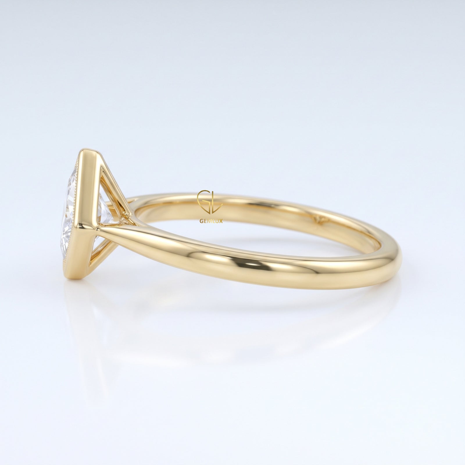 Princess Cut Diamond Ring | By Gemlux Jewels