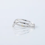 Round Cut Lab Grown Diamond Curved Wedding Band