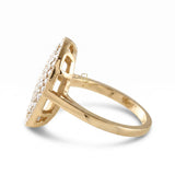 Round Cut Moissanite Cluster Engagement Ring - Twinlight Bella's Inspired