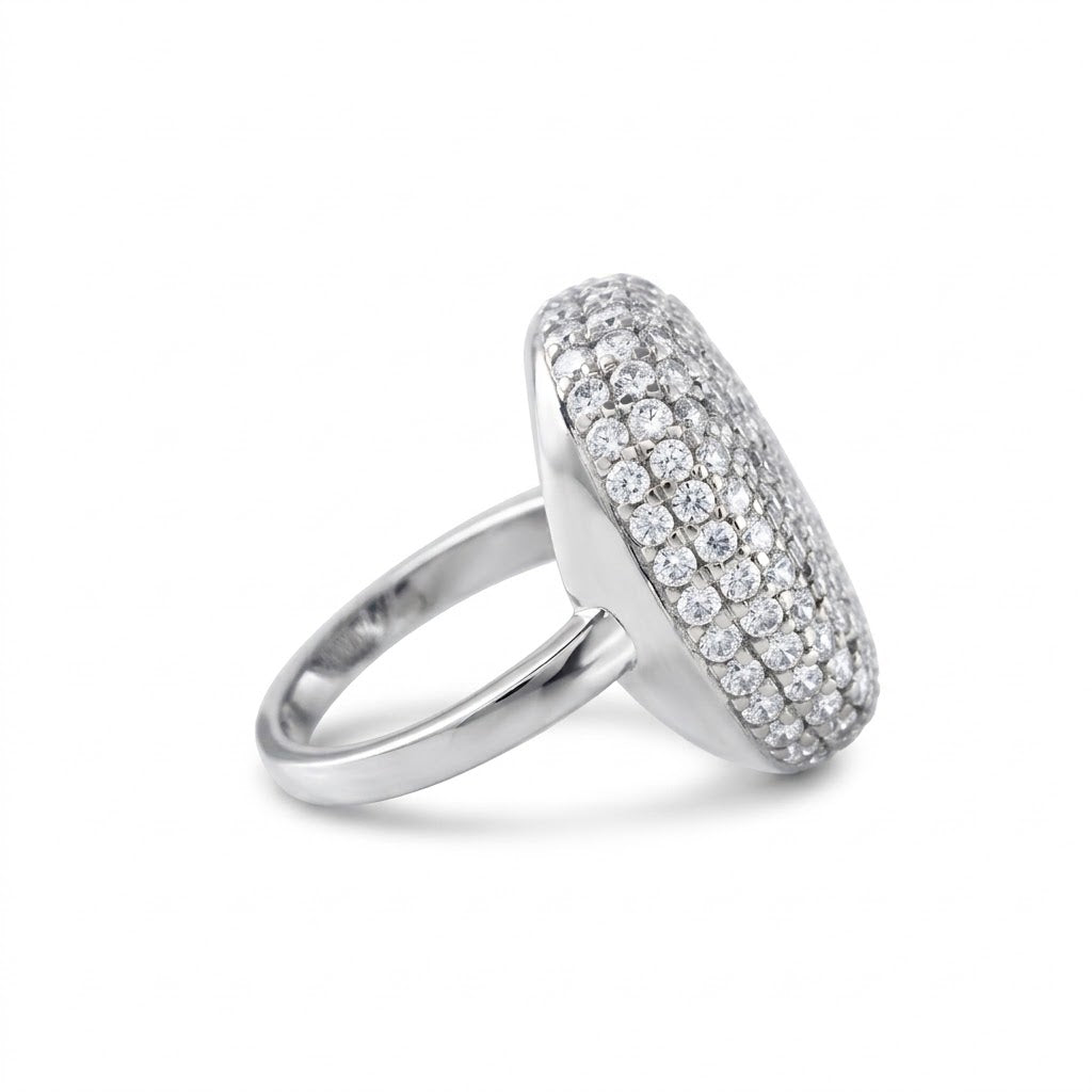 Round Cut Moissanite Diamond Twilight Bella Engagement Ring