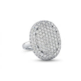 Round Cut Moissanite Diamond Twilight Bella Engagement Ring