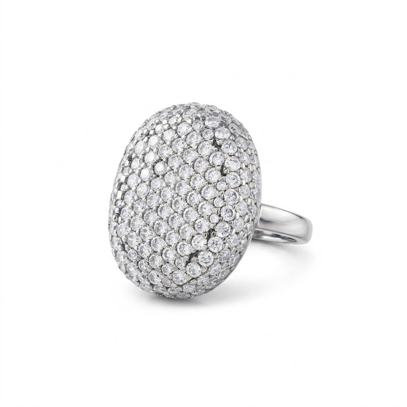 Round Cut Moissanite Diamond Twilight Bella Engagement Ring