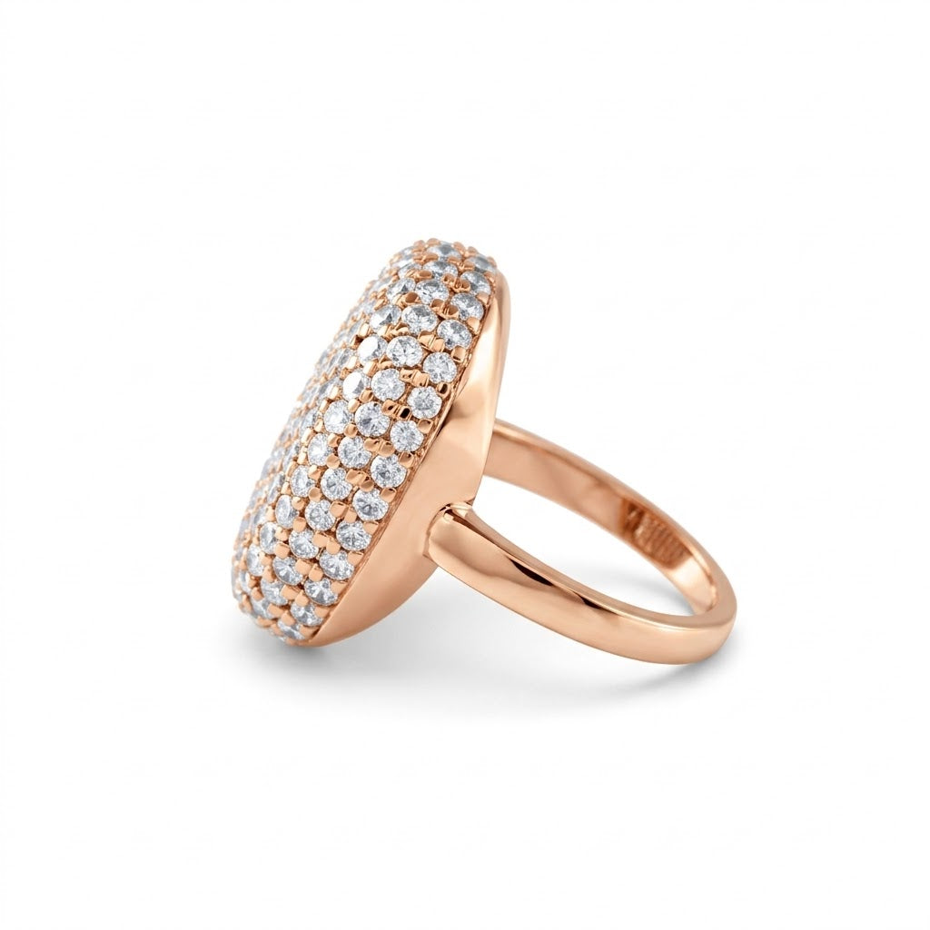 Round Cut Moissanite Diamond Twilight Bella Engagement Ring