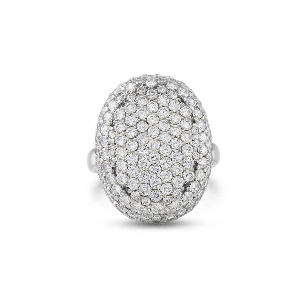 Round Cut Moissanite Diamond Twilight Bella Engagement Ring
