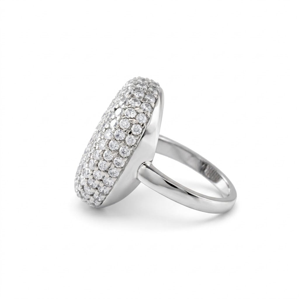 Round Cut Moissanite Diamond Twilight Bella Engagement Ring