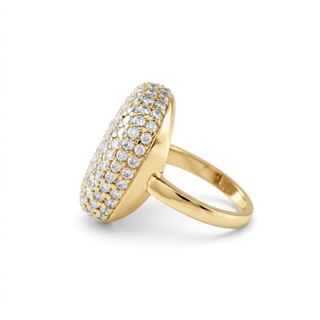 Round Cut Moissanite Diamond Twilight Bella Engagement Ring