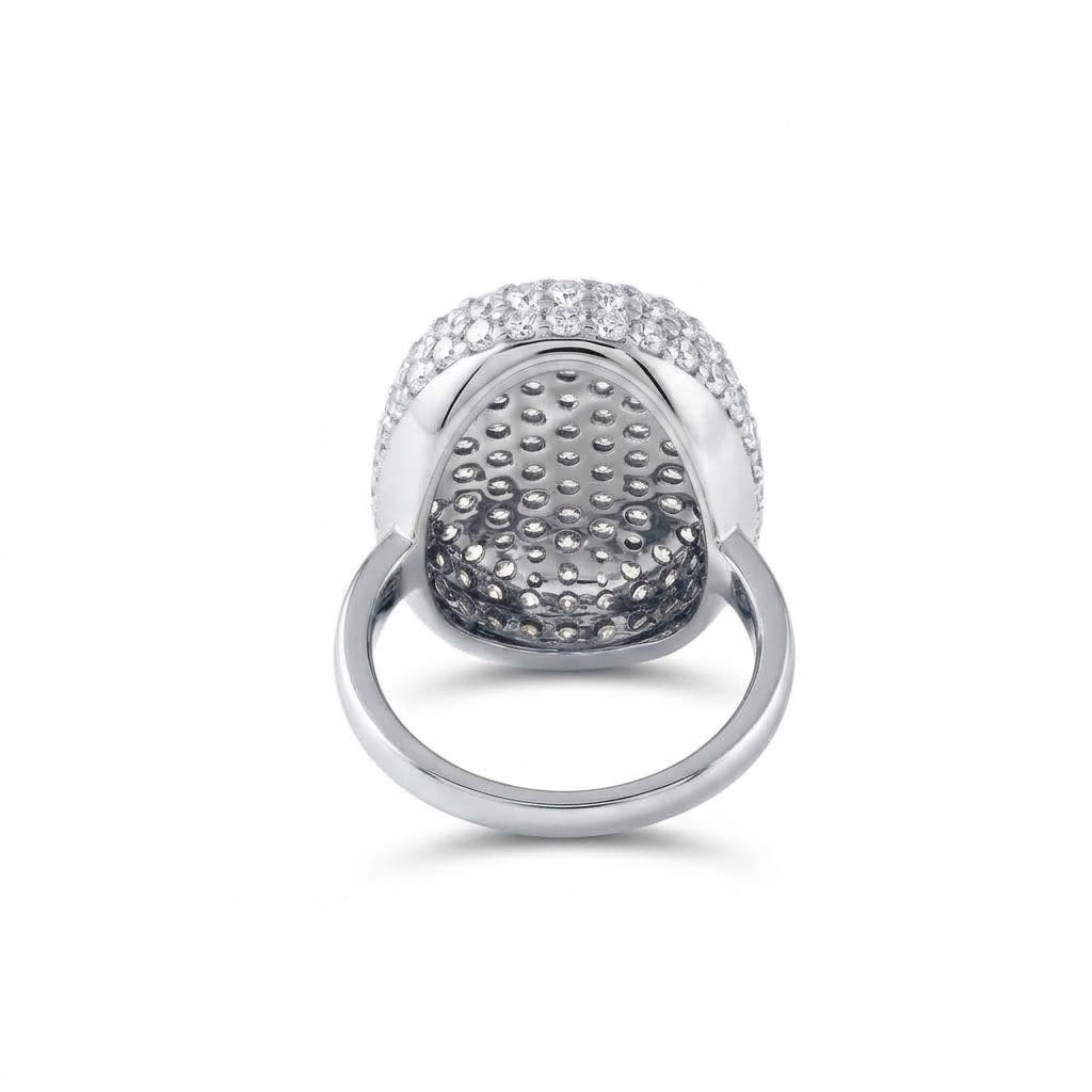 Round Cut Moissanite Diamond Twilight Bella Engagement Ring