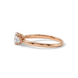 Round Cut Moissanite Seven Stone Ring