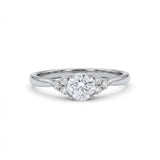 Round Cut Moissanite Seven Stone Ring