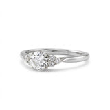 Round Cut Moissanite Seven Stone Ring