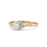 Round Cut Moissanite Seven Stone Ring