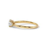 Round Cut Moissanite Seven Stone Ring
