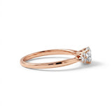 Round Cut Moissanite Seven Stone Ring