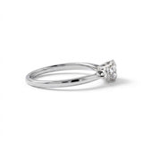 Round Cut Moissanite Seven Stone Ring