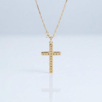 Diamond Cross Pendant Necklace